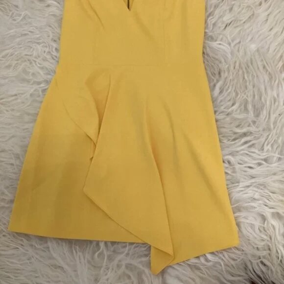 Alice + Olivia Callie Asymmetrical Drape Dress - Picture 6 of 8